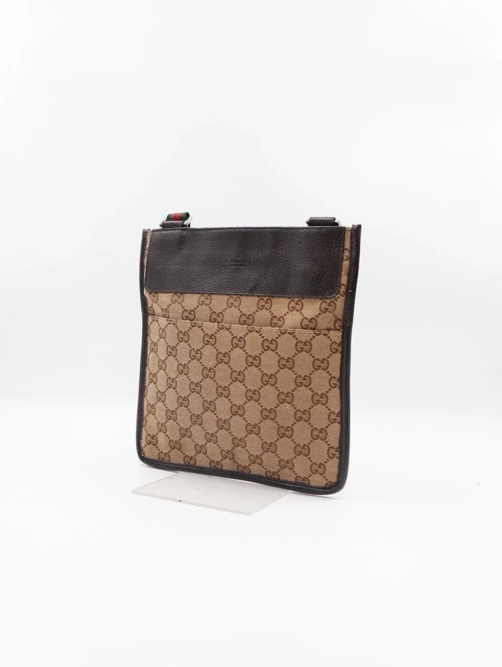 CO06 💟 GUCCI GG Monogram Messenger Crossbody Bag